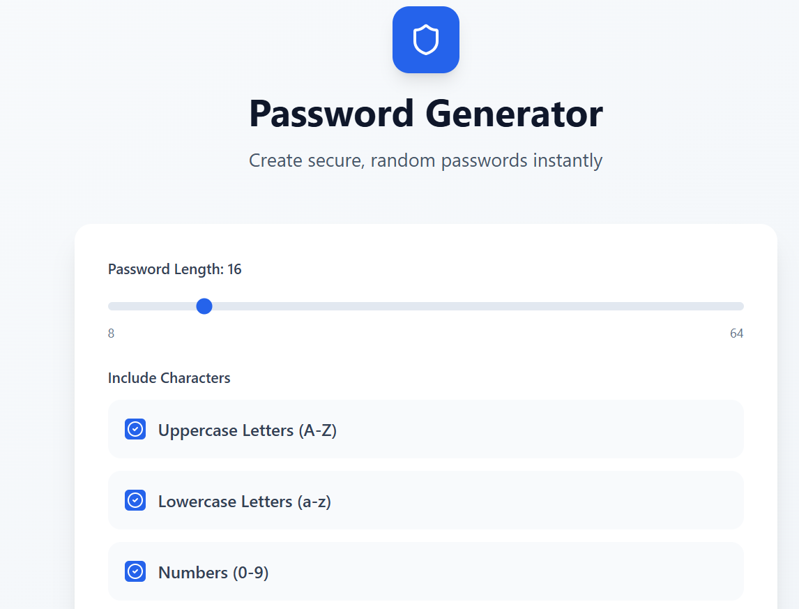 Password Generator